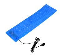 DIYEAH Clavier Silencieux USB Touches Ultra-Mince Résistant à Eau Clavier Roll up Silicone Compatible Pc Laptop Bureau
