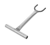 DIYEAH Clé pour Valve Eau à Manche Long Clé à Tube Fonte Poignée Ergonomique Antidérapante Outil Extension pour Plomberie Opération Facile des Vannes Profondes