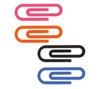 DIYEAH Clips en Fer Adorables et Créatifs 4pcs pour Rentrée Scolaire, Trombones Marque-pages Stylés et Solide pour Organiser Documents Maison L'école
