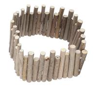 DIYEAH Clôture Bois Naturelle pour Cage Hamster Barrière de Jeu Sûre et Robuste pour Petits Animaux comme Chinchillas Cobayes et Lapins Escalade sans Chimique Espace Isolant et Ludique