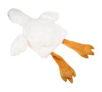DIYEAH Coiffe en Peluche d'Oie Ailes Déployées Taille Unique Couleur Blanche Couvre-Chef Amusant pour Spectacles et Photos Peluche Garçon Fille Accessoire Fête Original