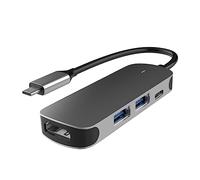 DIYEAH Concentrateur Multifonction Adaptateur De Extension Support De Station Accueil pour Ordinateur Portable Bureau