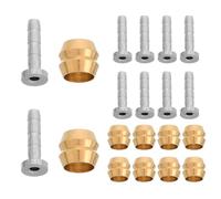 DIYEAH Connecteurs D’Huile pour Freins Hydrauliques VTT 10 Pièces Aiguille Bh90 Olive Raccord Flexible de Frein à Disque Pièces de Rechange pour Réparation Vélo Outil