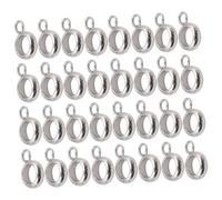 DIYEAH Connecteurs Perles à Bélière Acier Inoxydable 100 Pcs Gris Acier Taille 4x6x2 Mm Accessoires Diy Bijoux Bracelets Colliers Fabrication Artisanale