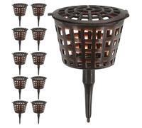 DIYEAH Conteneur D'engrais avec Couvercle, Panier Plastique Noir | Mesh, Piquet Inclus, pour Plantes en Pot et Jardinage Intérieur, Dosage Programmé, Stockage Sûr