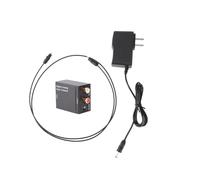 DIYEAH Convertisseur Audio à Analogique Spdif pour TV et DVD Adaptateur Analogique R avec Câble et Support Pdif
