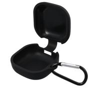 DIYEAH Coque Silicone Noire pour Écouteurs sans Fil Buds Live Étui Protecteur Léger avec Mousqueton Housse Antichoc et Pratique pour Transport Quotidien