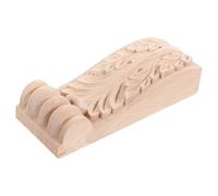 DIYEAH Corbeau Bois Sculpté Style Européen Support Angle Décoratif Rustique pour Meubles et Décoration Maison Bureau