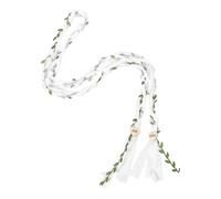 DIYEAH Cordon De Mariage Lasso Blanc pour Union des Mains Corde Pendentifs Lasso Rustique Cordon De Cérémonie De Mariage