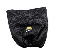 DIYEAH Couette d'hiver pour Pare-Brise de Moto en Coton Peluche Noir, Tablier Coupe-Vent pour Jambes de Scooter Électrique, Protection Le Froid pour Balades Hivernales