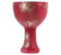 DIYEAH Coupe du Saint Graal en Résine Décorative, Calice Sacré Multifonction pour Rituels et Cosplay, Accessoire Religieux Artisanal 1 Pièce pour Décoration Intérieure et Collection