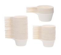 DIYEAH Coupes de pudding créatives Lot De 50 Coupes À Salade Jetables En Pulpe De Fruits En Forme De Poêle Pour Fruits Et Salades