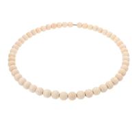 DIYEAH Couronne de Perles en Bois, Couronne Ronde en Bois Soi-même, Anneau en Fer, Kaki, Style Attrape-rêves, pour Halloween et Fêtes, Décoration de Porte D’entrée Fête