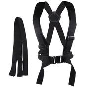 DIYEAH Courroie de Traction Multifonctionnelle en Tissu Léger pour Traîneau, Sangles de Résistance pour Entraînement de Force et Endurance, Harnais Porte-poids Sport Extérieur