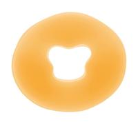 DIYEAH Coussin Facial Orange en Silicone Confortable Accès Complet Dos Cou, Oreiller de Massage Ergonomique pour Salon de Beauté et Spa