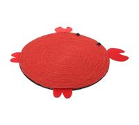 DIYEAH Coussin Griffoir Chat Forme de Crabe Tapis de Grattage Texturé Antidérapant pour Intérieur Protège Meubles et Satisfait Besoins Naturels des Chats