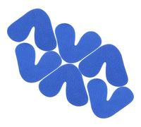 DIYEAH Coussinet Nasal Confortable en Velours Bleu, 6 Pièces, Protège-nez Adhésif Double Face, Accessoire de Protection pour Usage Respiratoire Irritations Liées au Port du Masque