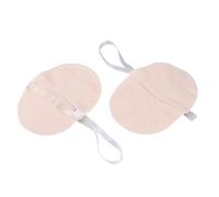 DIYEAH Coussinets Anti-transpiration Aisselles en Coton Doux Beige, Absorbant la Sueur, 1 Paire pour Protection Confortable et Lutte L'hyperhidrose