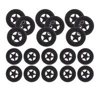 DIYEAH Coussinets D'oreilles Antidérapants pour Lunettes en Silicone Noir, 20 Paires, Supports Confortables Derrière L'oreille, Accessoires pour Sport et Usage Quotidien