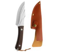 DIYEAH Couteau à Viande Inoxydable Professionnel Coupe Rapide Manche Ergonomique Antidérapant Outil de Cuisine Multifonction avec Étui Portable pour Usage Domestique et Extérieur