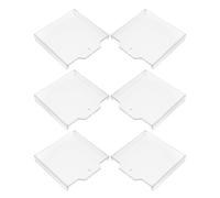 DIYEAH Couvercle de Protection Ignifugée pour Interrupteur Alarme Incendie, Pack de 6 Pièces en Abs, Installation Facile, pour Maisons et Entreprises