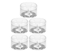 DIYEAH Couvercle de Protection Transparent pour 5 Pièces 22mm Résistant aux Fissures Interrupteurs à Bouton-poussoir en Plastique Panneaux de Contrôle Industriels et Automatisés