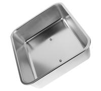 DIYEAH Couvercle Rectangulaire Acier Inoxydable Protection Anti-Huile pour Barbecue Résistant Chaleur Facile à Nettoyer Accessoire Robuste pour Grillades Extérieures