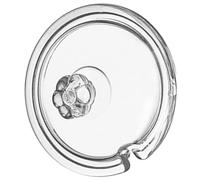 DIYEAH Couvercle Verre Transparent pour Tasse et Mug Couvercle de Remplacement pour Yaourt et Lait Anti-fuite et Facile à Nettoyer Accessoire Pratique pour Verrines et Boissons