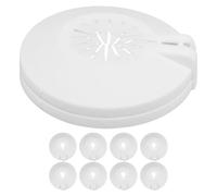 DIYEAH Couvercles Décoratifs Design Disque, pour Usage Résidentiel et Commercial 10pcs en Plastique Blanc 15/20mm, Légers et Élégants pour Tête de Sprinkler Incendie Réutilisable