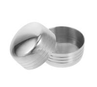 DIYEAH Couvercles Lot de 2 Pièces pour Shakers à Cocktails en Acier Inoxydable Argenté 350ml, Splash-proof et Facile à Entretenir pour Bar et Mixologie