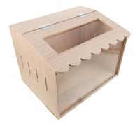 DIYEAH Couveuse pour Poussins Compacte 40X30X30 CM en Plastique Résistant Incubateur à Œufs Plaque Chauffante Intégrée Cage D’Élevage Chauffante pour Poules Cailles et Canetons