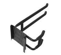 DIYEAH Crochets Métalliques Robustes Double Couche pour Garage - Support Mural Multifonction pour Outils Électriques Tuyaux D’Arrosage Échelles et Seaux - Organisateur de Rangement