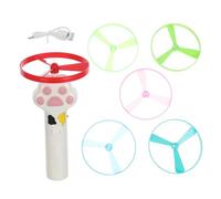 DIYEAH de Poursuite pour Chatons avec 6 toupies Volantes en ABS - Accessoire Portable pour Chat d'intérieur pour Combattre l'ennui