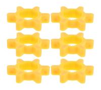 DIYEAH Décapsuleur 6 pièces pour personnes âgées : ouvre-bocal facile à saisir pour les mains faibles ; outil de retrait de bouchon antidérapant pour les personnes âgées souffrant et ayant une