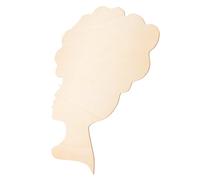 DIYEAH Découpe Tête Bois Brut Non Vernie en Contreplaqué Tranche de Bois Artisanale Petite Taille pour Graffiti DIY Décoration Créative et Personnalisée pour Art Manuel