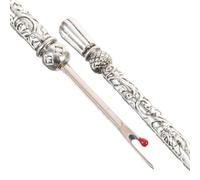 DIYEAH Découseur Outil de Couture Métallique Argenté pour Broderie et Couture DIY Protection Tissu Antidérapante