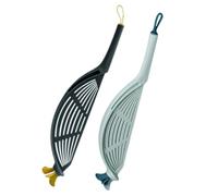 DIYEAH Déflecteur de filtre à riz 2pcs plastique main pour tamisage riz cuisine maison Couleur Aléatoire