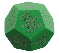 DIYEAH Dés de Fête en Bois pour Échange de Présents, Jeu Noël