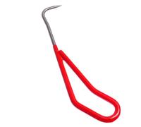 DIYEAH Désherbeur Manuel de Jardin Portable avec Crochet Incurvé Acier Inoxydable Outil Ergonomique pour Extraire Racines et Mauvaises Plantes Efficacement