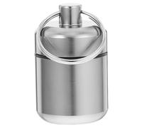 DIYEAH d'oreilles antibruit d'oreille à bandes petit porte-clés organisateur de pilules portable d'oreille antibruit alliage d'aluminium Grey
