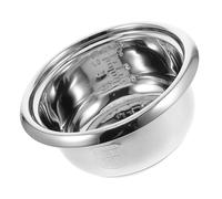 DIYEAH Doublure Pot Cuiseur Riz Inox pour Cuisson Uniforme Non Adhérente Accessoire Cuve Acier Inoxydable Multifonction pour Cuisson Riz Vapeur et Porridge