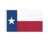 DIYEAH Drapeau du Texas en Polyester, 150x100cm, Drapeau D'état Américain, Usage Intérieur et Présent, Bannière Décorative pour Événements
