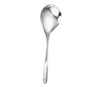 DIYEAH Écumoire Acier Inoxydable Résistante à Haute Température Cuillère à Fentes pour Filtrer et Servir Cuisine Manche Long Anti-brûlure Passoire Pratique pour Friture et Égouttage