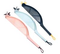 DIYEAH Égouttoir à Riz Couleur Aléatoire 3 Pièces en Pp Cuisine, Passoire Multifonction pour Laver et Égoutter le Riz Facilement