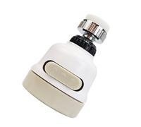 DIYEAH Embout Robinet Cuisine Modes Réglables Filtreur Eau Anti-éclaboussures Inox et Abs Économiseur Eau Rotatif pour Cuisine et Salle de Bain
