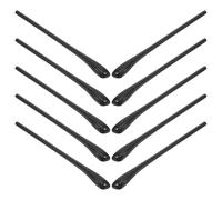 DIYEAH Embouts de Branches pour Lunettes Antidérapants en Acétate de Cellulose, 5 Paires Confortables Structure à Trous Ronds, Adaptés pour Bureau et Voyage