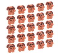 DIYEAH Embouts de Crayon Animaux en PVC Souple Clip Amovible Lot de 40 Pièces Petits Chiens Décoration Ludique et Récompense Scolaire pour Élèves Protection et Confort D’Écriture