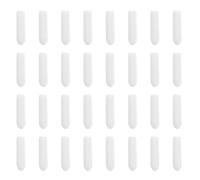 DIYEAH Embouts de Réparation en Caoutchouc Souple pour Paniers de Lave-Vaisselle Bouchons Blancs 3X16 MM Kit de 50 Pièces Protection Anti-Rayures et Anti-Poussière Compatibles