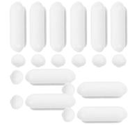 DIYEAH Ensemble De 10 Butées de Siège de Toilette Universelles pour Bidet, Lot de Set de Pièces en Ldpe et Eva, Installation Facile, Nettoyage Simple, Adaptées pour Maison et Hôtel