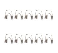 DIYEAH Ensemble de 10 Ressorts de Drainage pour Trompette en Fer Argenté, Remplacement Facile, Accessoires pour Trompette et Tuba